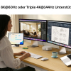 Dual 8K@60Hz oder Triple 4K@144Hz Unterstützung - 1